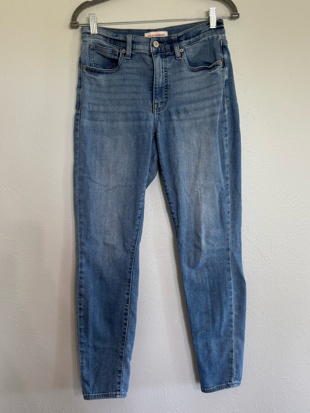 Lucky Brand Women's High Rise Bridgette Skinny Jeans in Medium Blue Wash